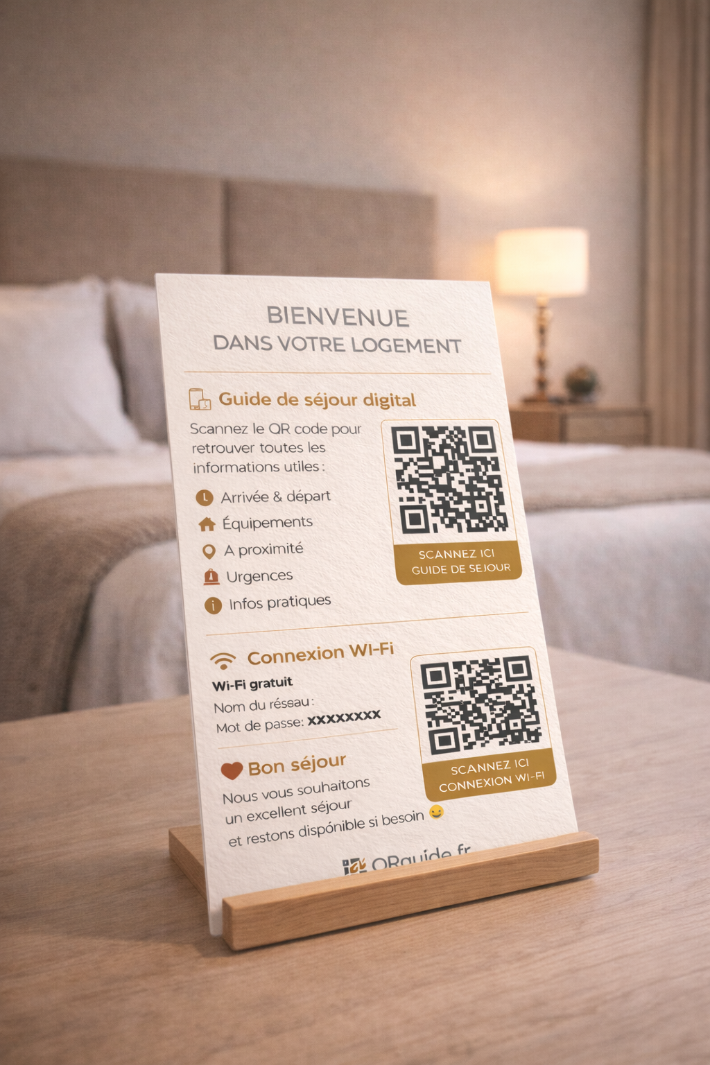 QR Guide Hôtel