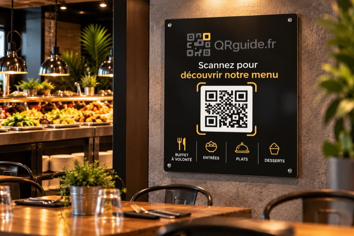 Affiche murale QR code